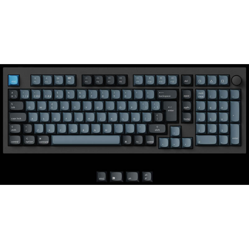 Teclado para Mac y Windows Keychron Q5 Pro ISO-ES RGB Hot-Swappable Switch K Pro Mechanical Banana Wireless