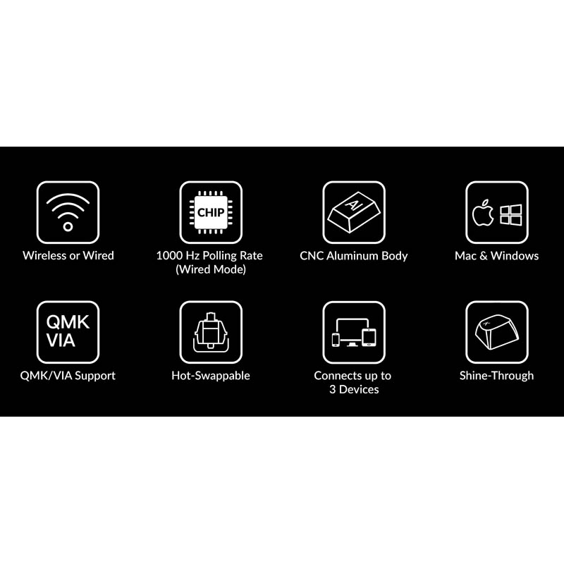 Teclado para Mac y Windows Keychron Q5 Pro ISO-ES RGB Hot-Swappable Switch K Pro Mechanical Banana Wireless