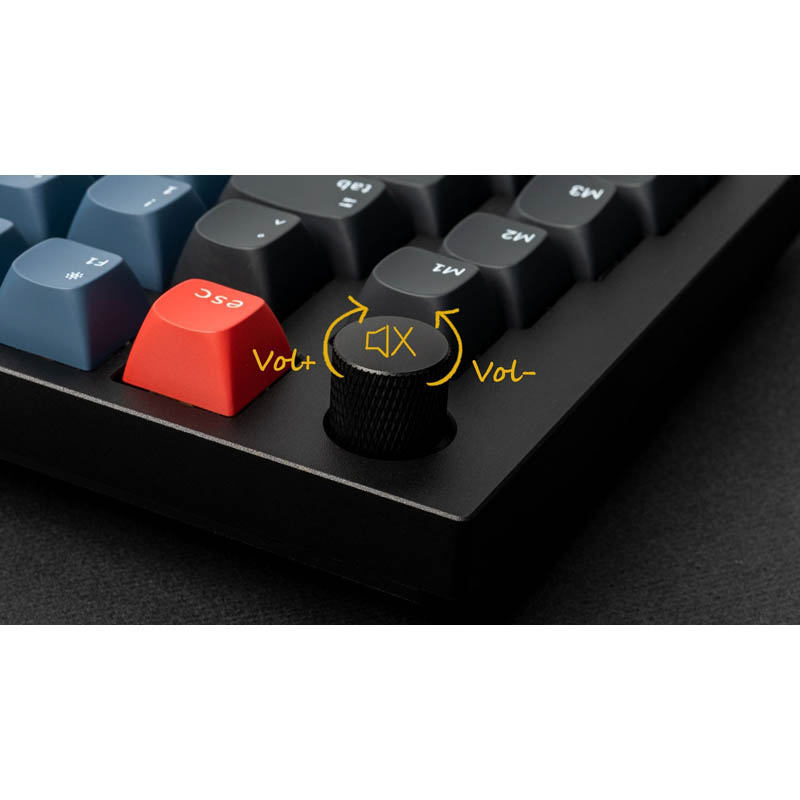 Teclado para Mac y Windows Keychron Q10 ISO-ES RGB Hot-Swappable Switch Gateron Mechanical G Pro Red