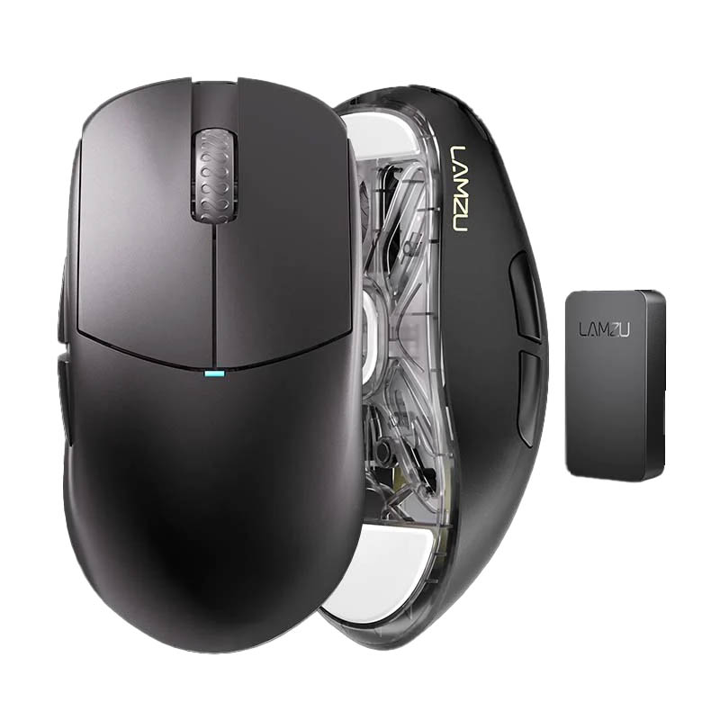 Ratón Lamzu Atlantis Mini 4K 26000 Dpi 51g Wireless Negro