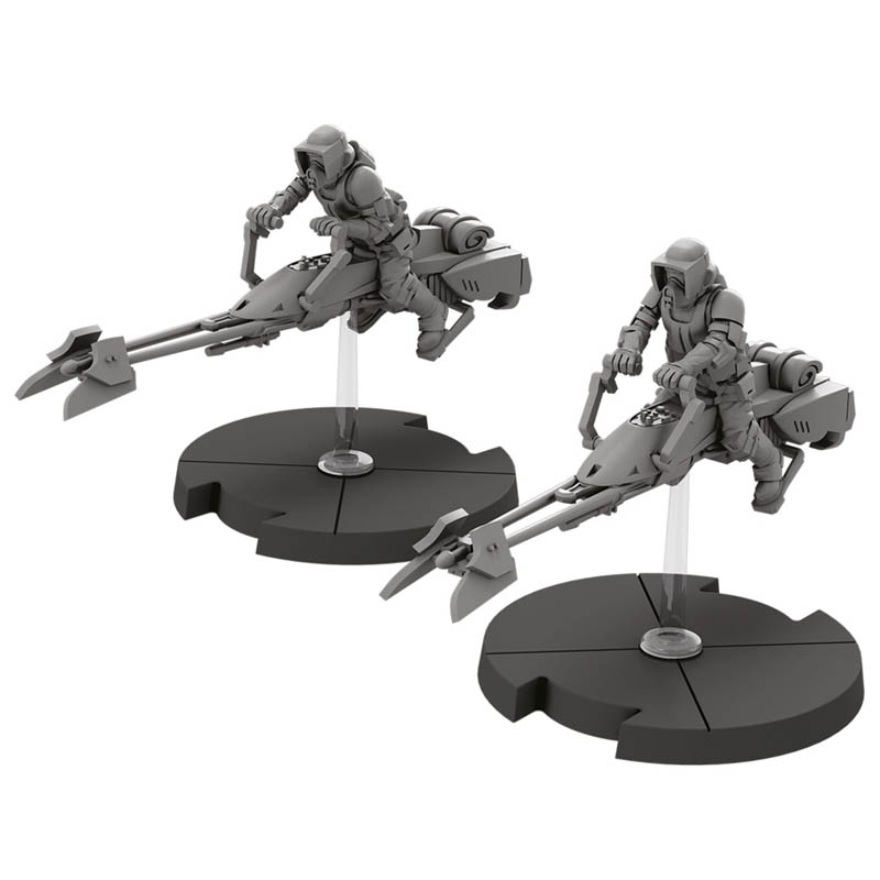 Juego de Mesa asmodee Star Wars: Motos Deslizadoras 74-Z PEGI 14