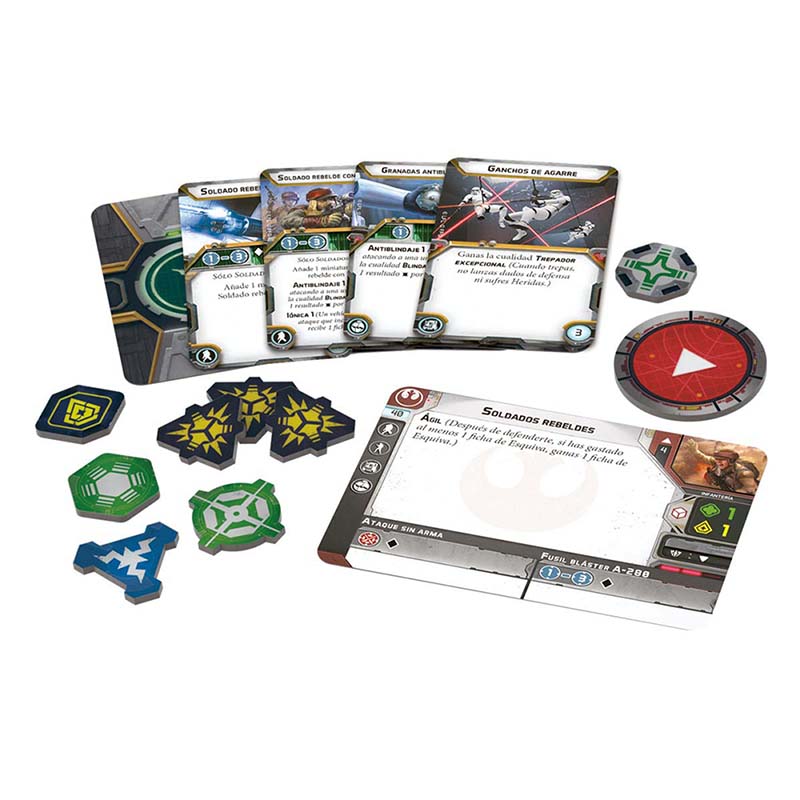 Juego de Mesa asmodee Star Wars Legión: Soldados Rebeldes PEGI 14