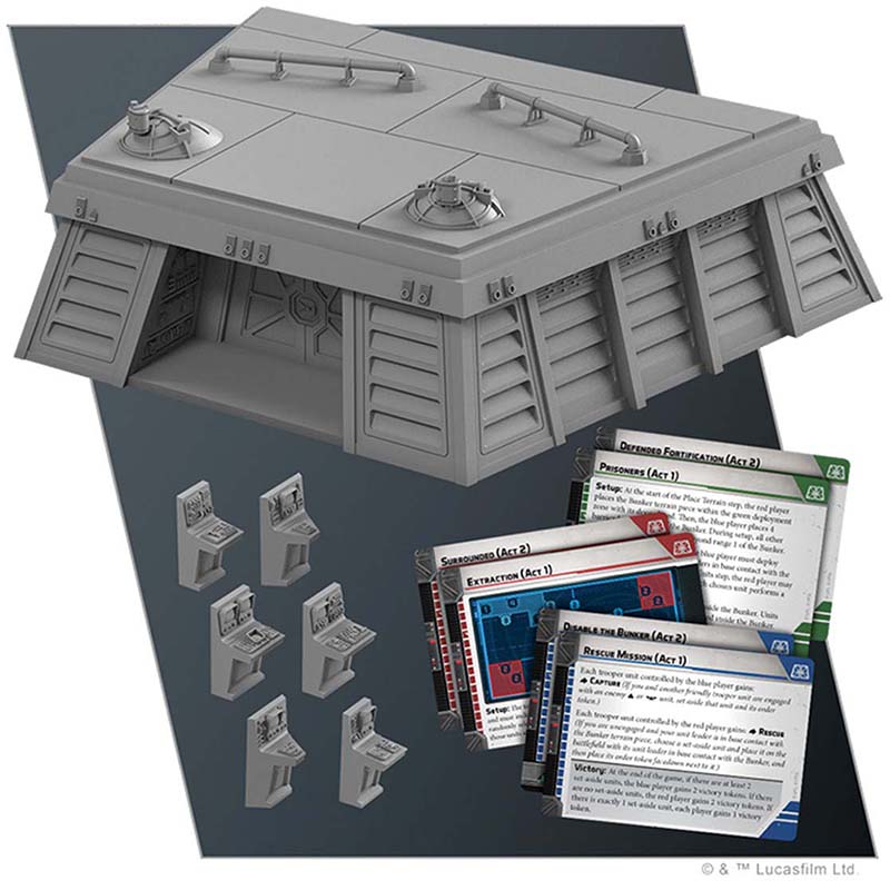 Juego de Mesa asmodee Star Wars Legión: Búnker Imperial PEGI 14