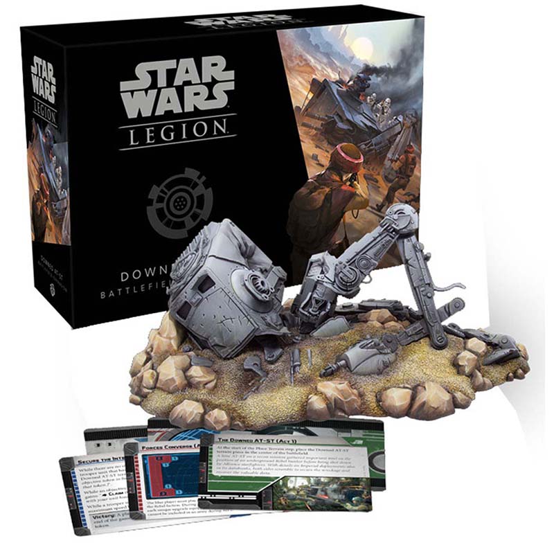 Juego de Mesa asmodee Star Wars Legión: AT-ST Derribado PEGI 14