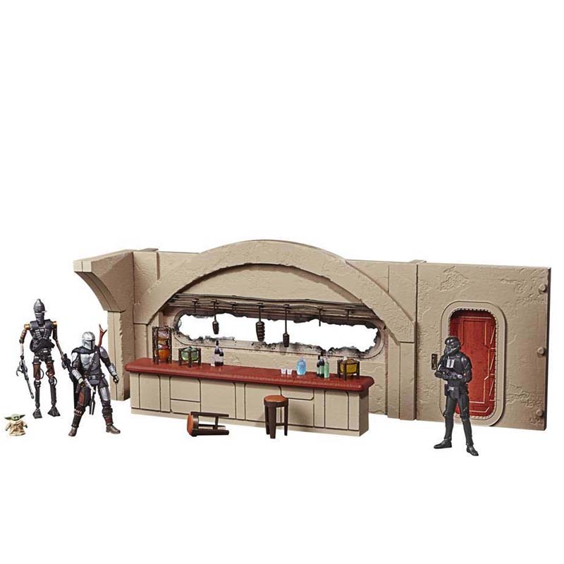 Figura Hasbro Set Nevarro Cantina + Figura 9.5 cm Death Trooper The Mandalorian Star Wars
