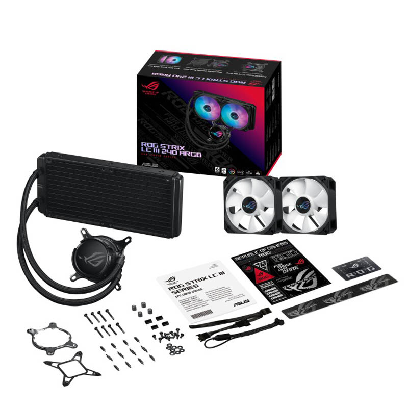 Kit Refrigeración Líquida Asus ROG Strix LC III 240 ARGB Negro