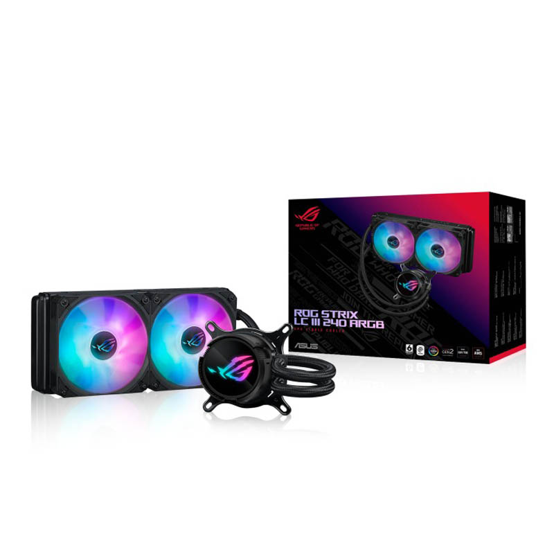 Kit Refrigeración Líquida Asus ROG Strix LC III 240 ARGB Negro