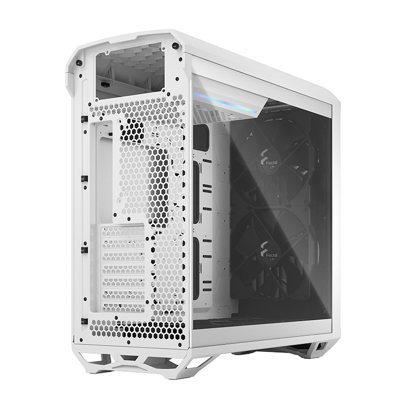 Caja/Torre Fractal Design Torrent RGB TG Tint Clear Blanco