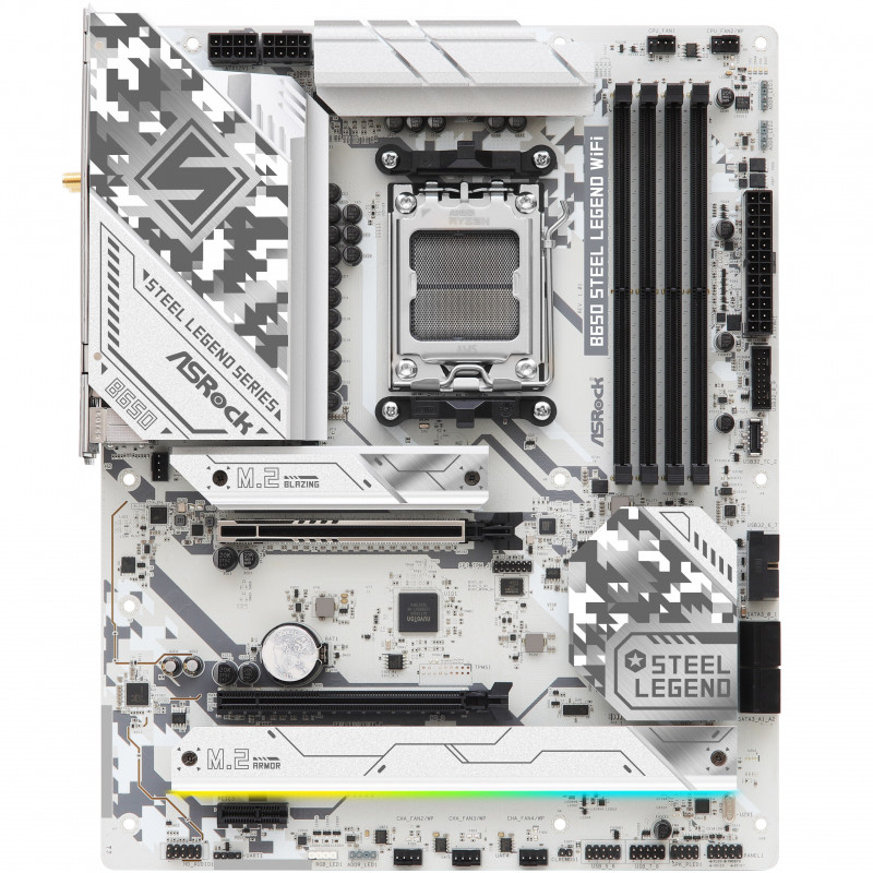 Placa Base ASRock B650 Steel Legend WIFI Socket AM5
