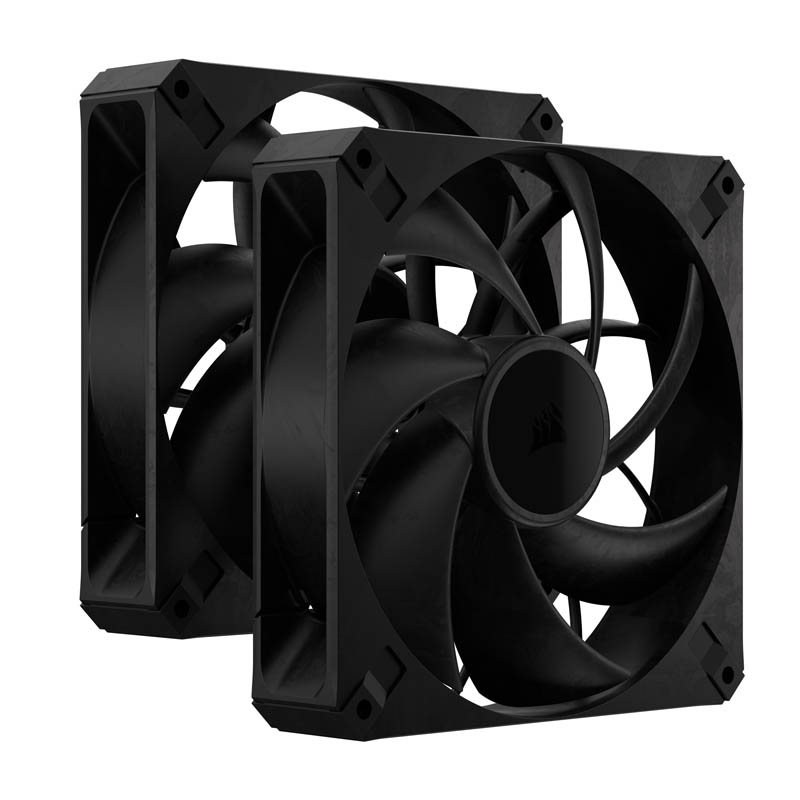 Ventilador Corsair RS140 MAX PWM 140mm Doble Pack Negro