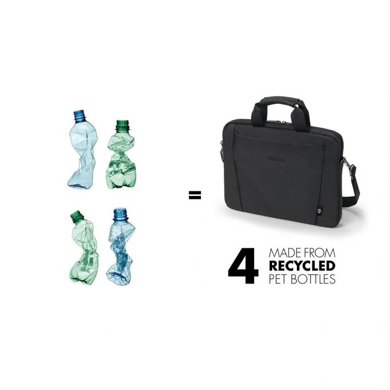 Maletín Portátil Dicota Slim Eco Base 13 pulgadas - 14.1 pulgadas Negro