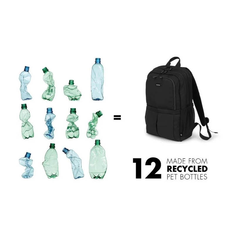 Maletín Portátil Dicota Eco Scale 13 pulgadas - 15.6 pulgadas Negro