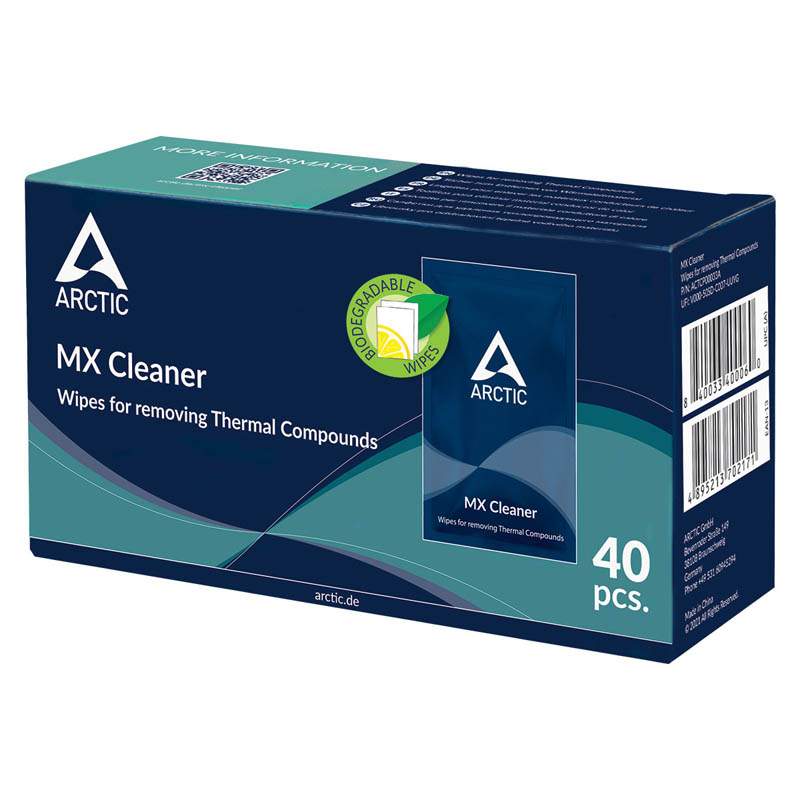 Toallitas Arctic MX Cleaner Box 40 Unidades