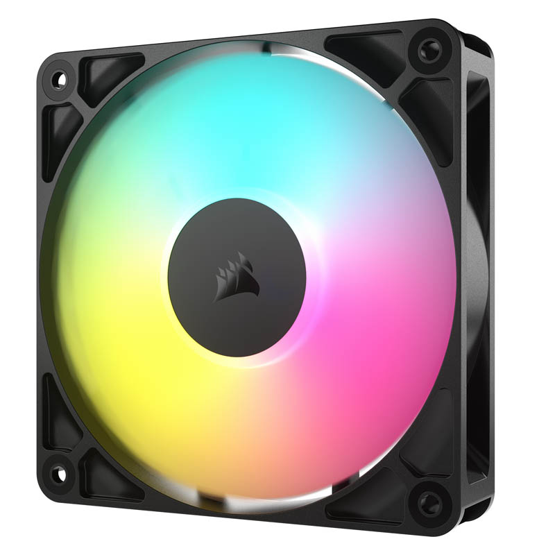 Ventilador Corsair RS120 ARGB PWM 120mm Triple Pack Negro