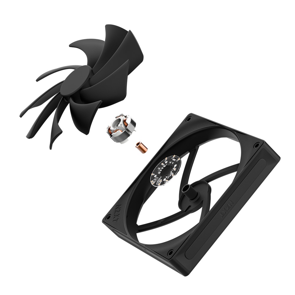 Ventilador NZXT F140Q Quiet Airflow PWM 140mm Negro