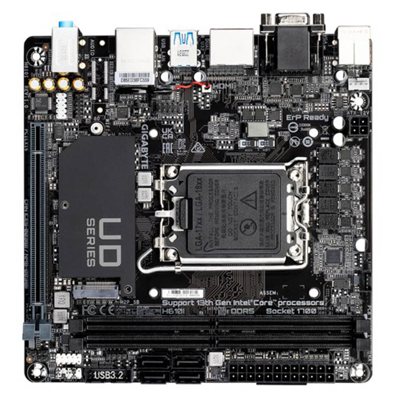 Placa Base Gigabyte H610I Socket 1700