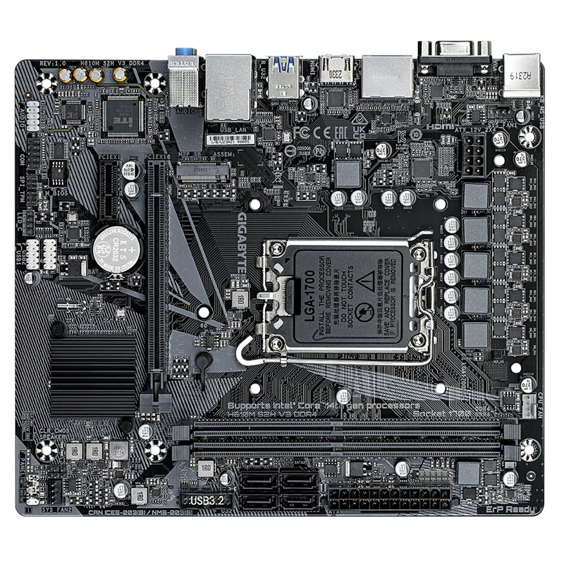 Placa Base Gigabyte H610M S2H V3 D4 Socket 1700