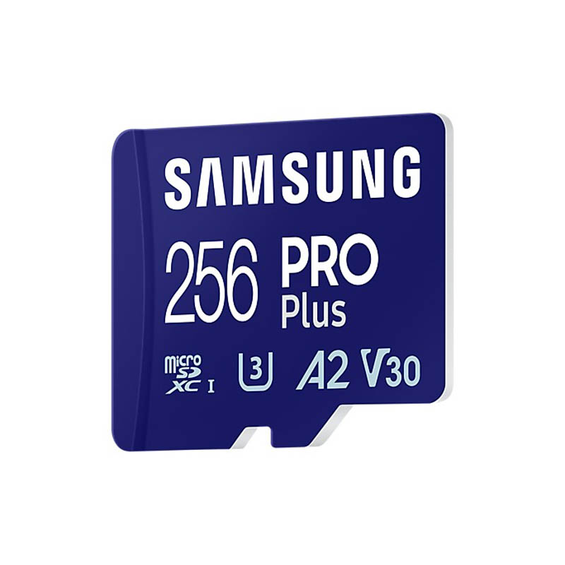 Tarjeta Memoria Samsung PRO Plus 2023 256GB Azul + Adaptador SD