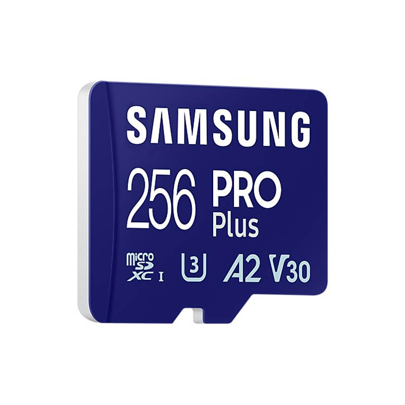 Tarjeta Memoria Samsung PRO Plus 2023 256GB Azul + Adaptador SD
