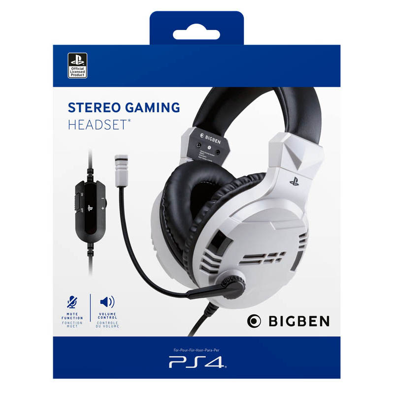 Auriculares BigBen HEADSET V3 Sonido Envolvente Blanco