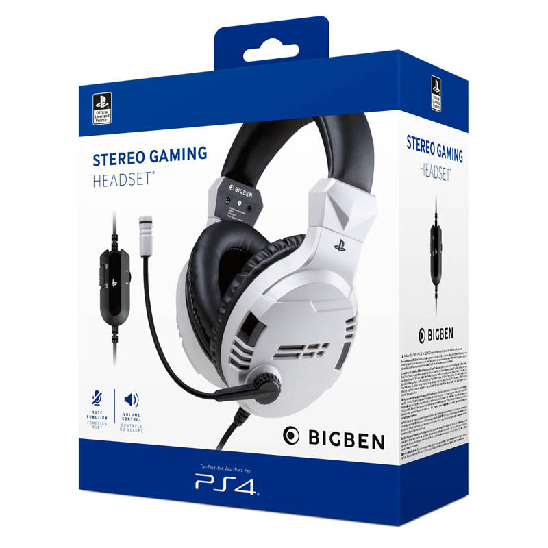 Auriculares BigBen HEADSET V3 Sonido Envolvente Blanco