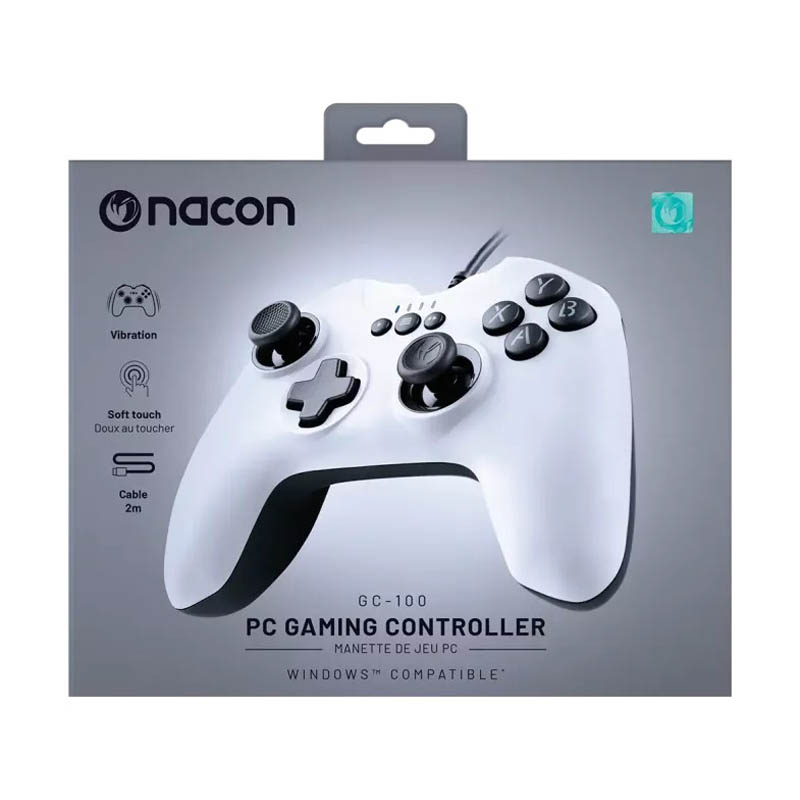 Gamepad Nacon GC-100 PC Blanco