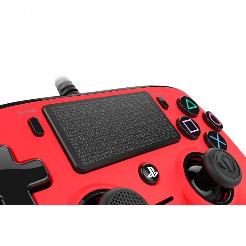 Gamepad Nacon COMPACT PS4 Rojo