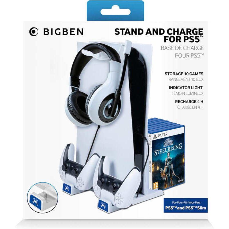 Soporte BigBen CHARGE STAND Mandos PS5