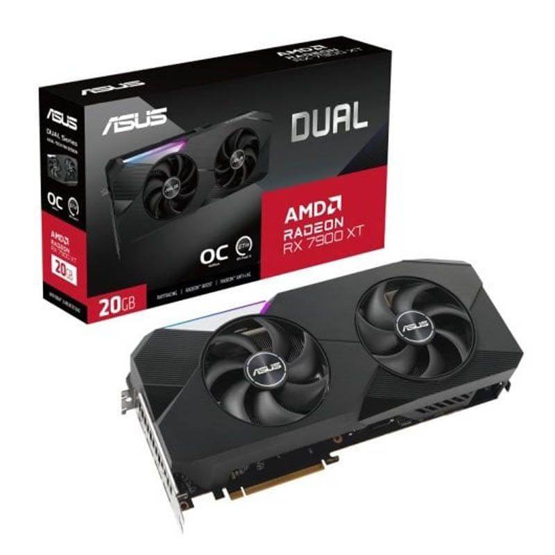 Tarjeta Gráfica Asus Dual Radeon RX 7900 XT OC 20GB GDDR6