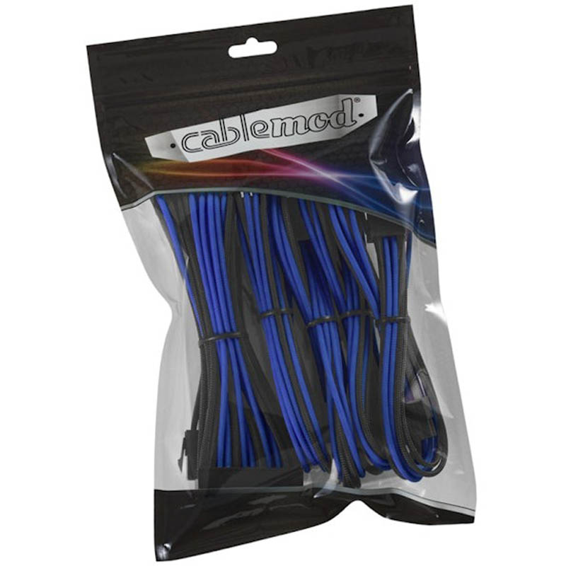 Kit Cables CableMod Classic ModMesh Serie 8+6 Negro Azul