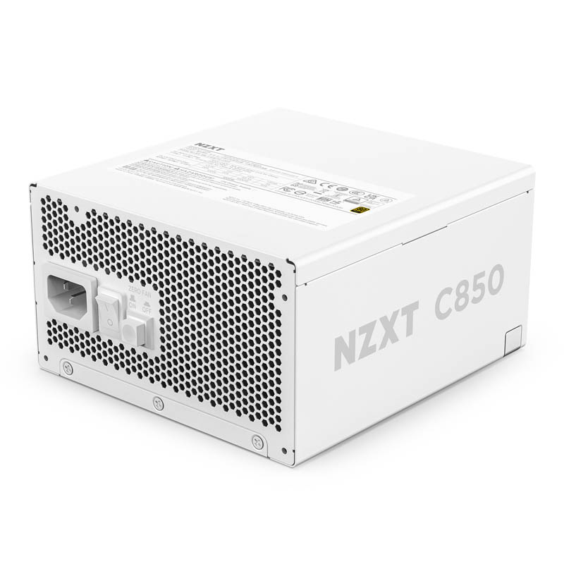 Fuente/PSU NZXT C850 80 Plus Gold 850W ATX 3.1 PCIE 5.0 Modular Blanco
