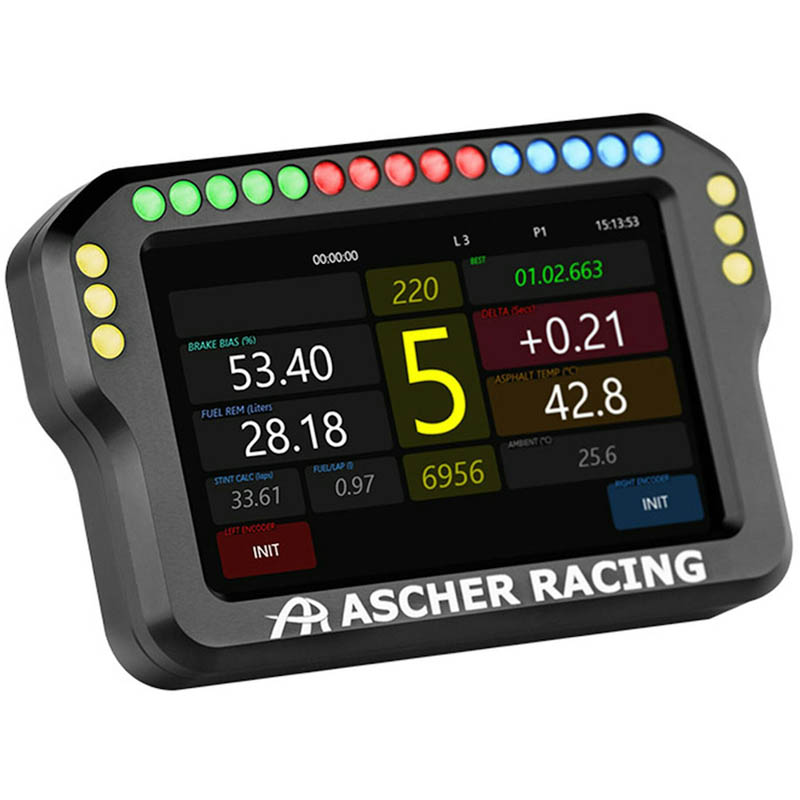 Pantalla Ascher Racing Dashboard 4 pulgadas
