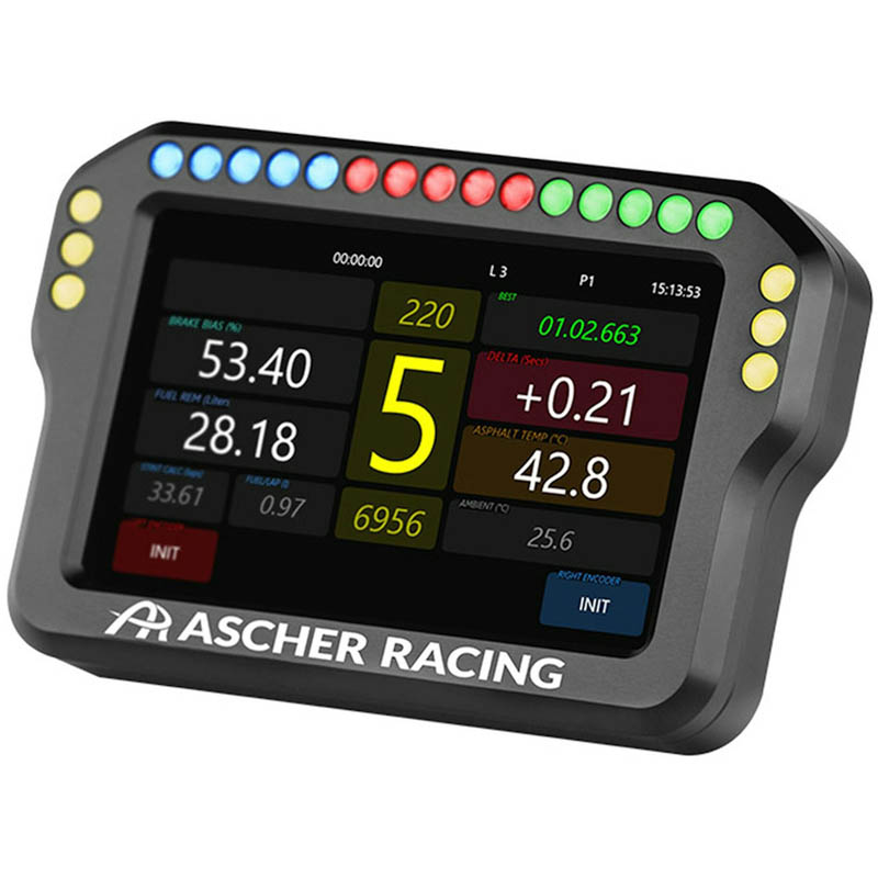 Pantalla Ascher Racing Dashboard 4 pulgadas