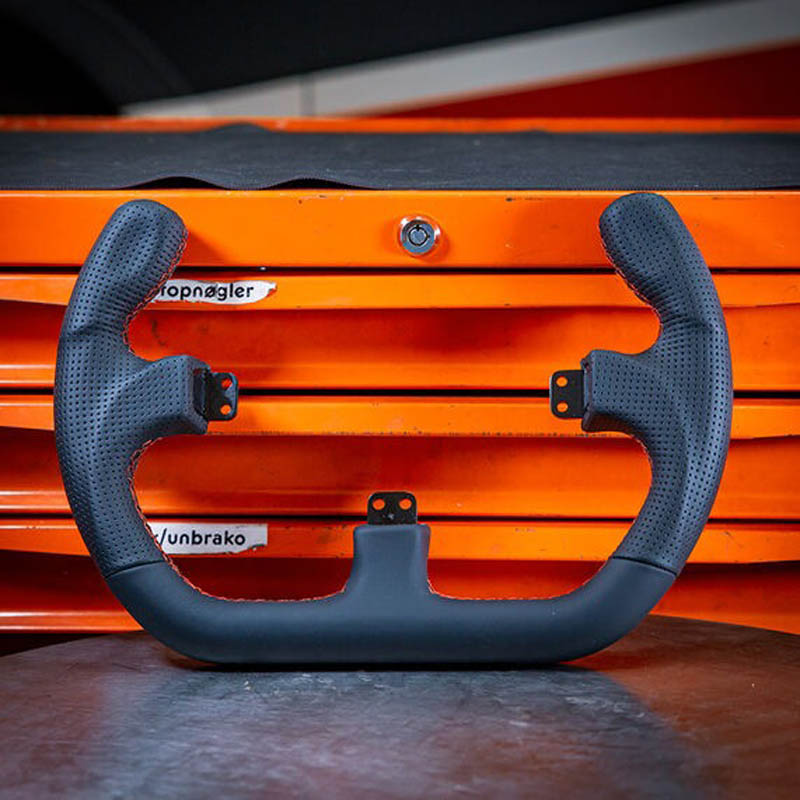 Accesorio Asetek SimSports GT Open D Llanta De Cuero Negro