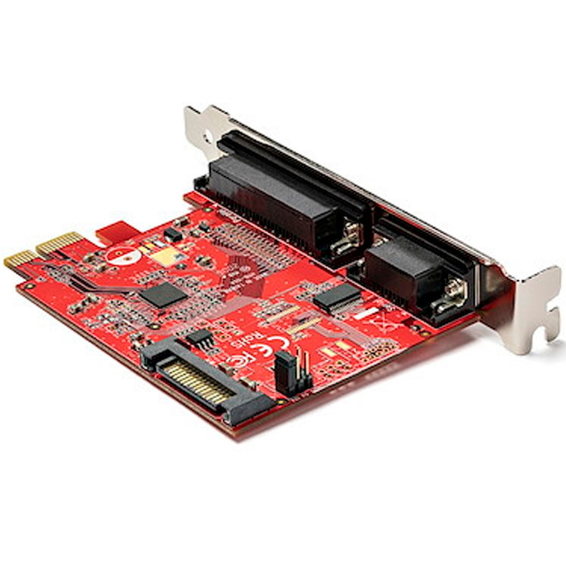 Tarjeta PCI Startech PCI-Express 2.0 Puerto Serial RS-232 Puerto Paralelo DB25 IEEE 1284
