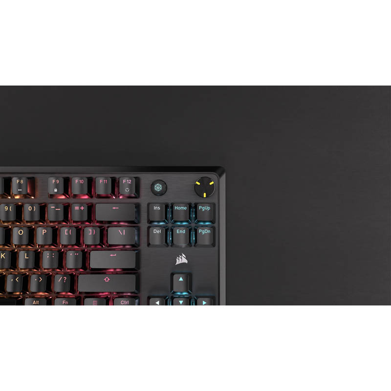 Teclado Corsair K70 Core TKL RGB Switch MLX Red Negro