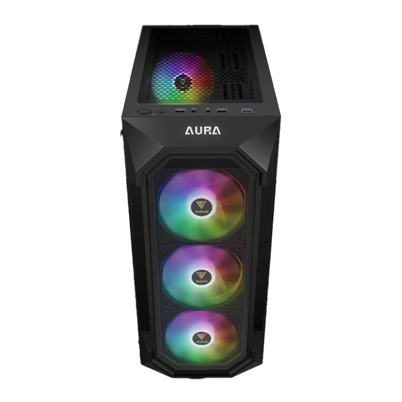 Caja/Torre Gamdias Aura GC1 Elite ARGB Negro