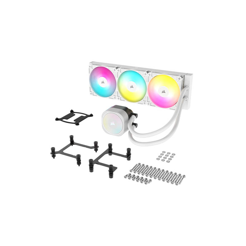 Kit Refrigeración Líquida Corsair iCUE NAUTILUS ARGB 360 RS Blanco