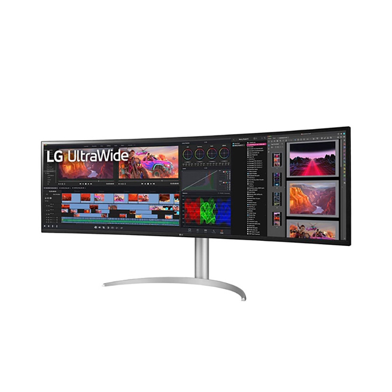 Monitor LG UltraGear 49WQ95C-W 49 pulgadas DQHD 5K IPS 144Hz 5ms HDR FreeSync/G-Sync Curvo