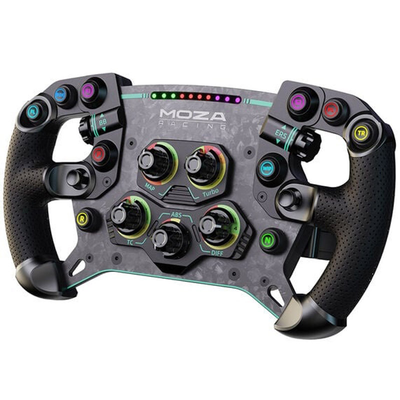 Volante Moza Racing GS V2P Negro