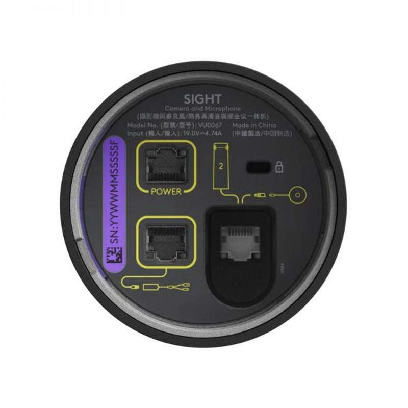 Webcam Logitech Sight 4K Para Sobremesa Grafito