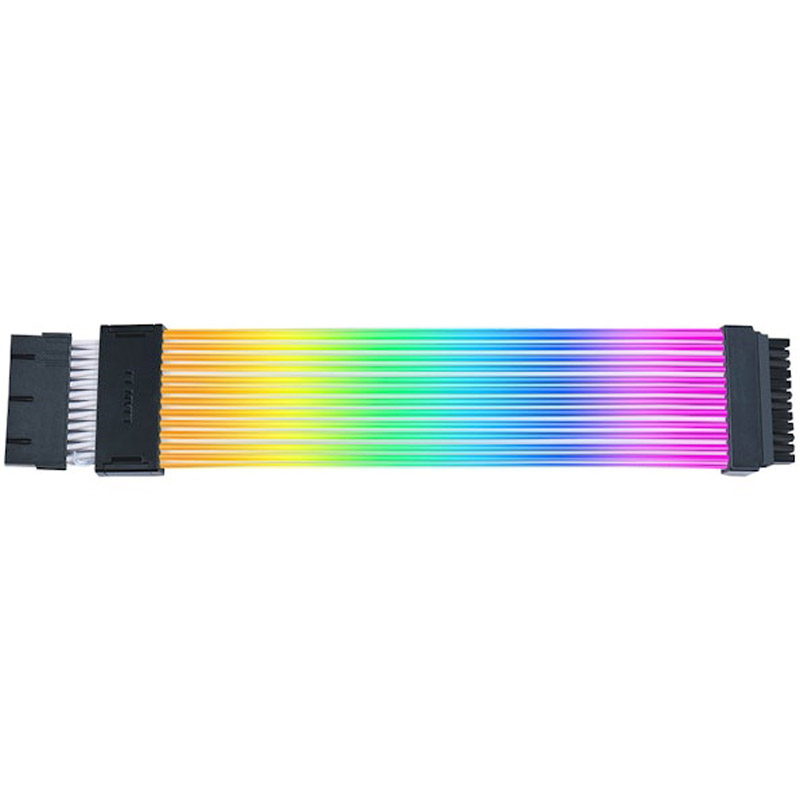Cable Extensión  Lian Li Strimer Wireless ARGB PW24-1W 24 Pines Para Placa Base Blanco
