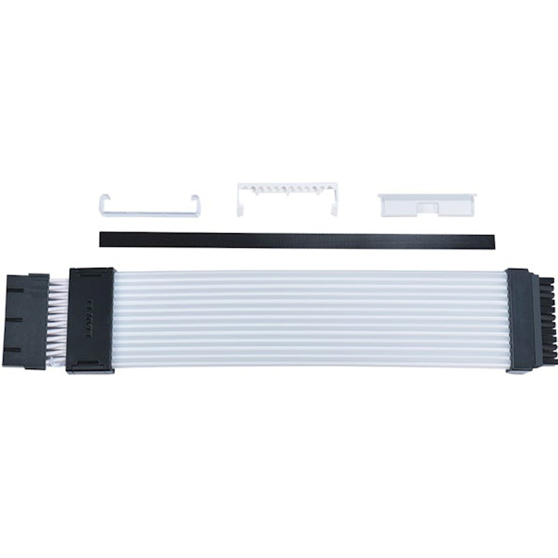 Cable Extensión  Lian Li Strimer Wireless ARGB PW24-1W 24 Pines Para Placa Base Blanco