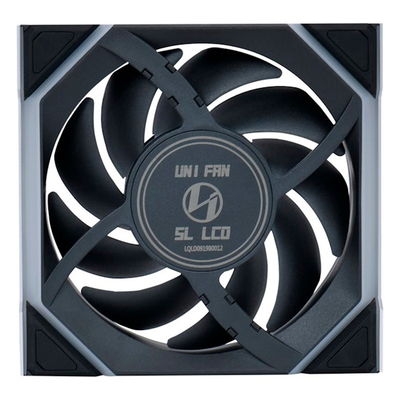 Ventilador Lian Li Uni Fan SL LCD ARGB Reverse Blade 120mm Triple Pack Wireless Negro
