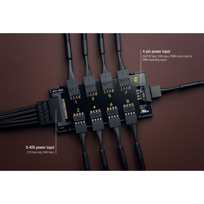 Hub Noctua NA-FH1 8 Canales Para Ventiladores