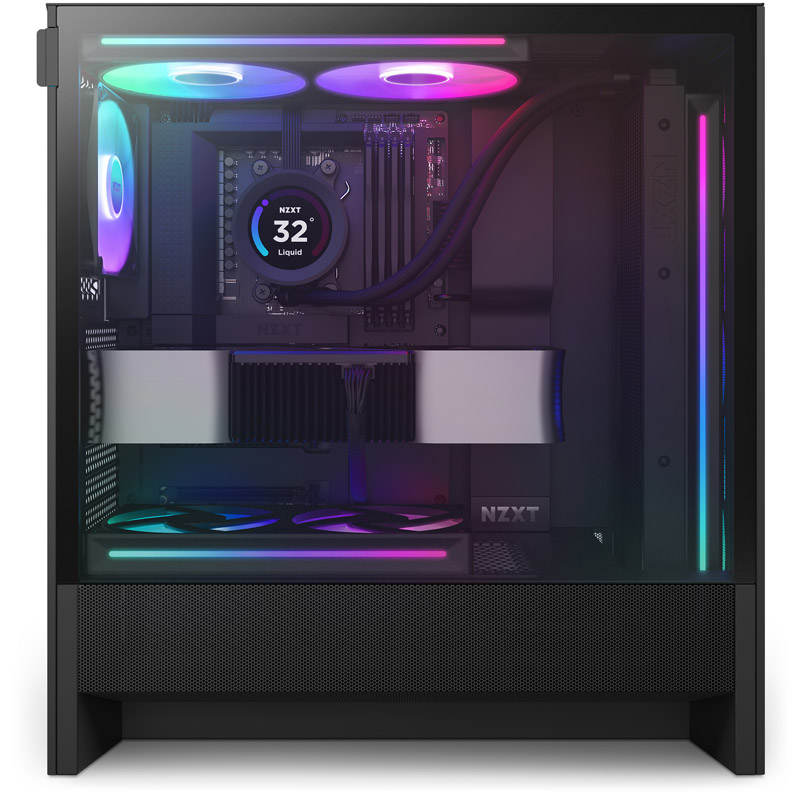 Caja/Torre NZXT H5 Flow RGB Negro