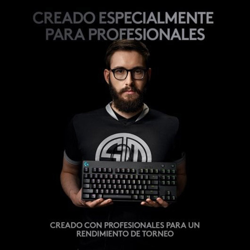 Teclado Logitech Pro RGB LightSync GX Blue Negro