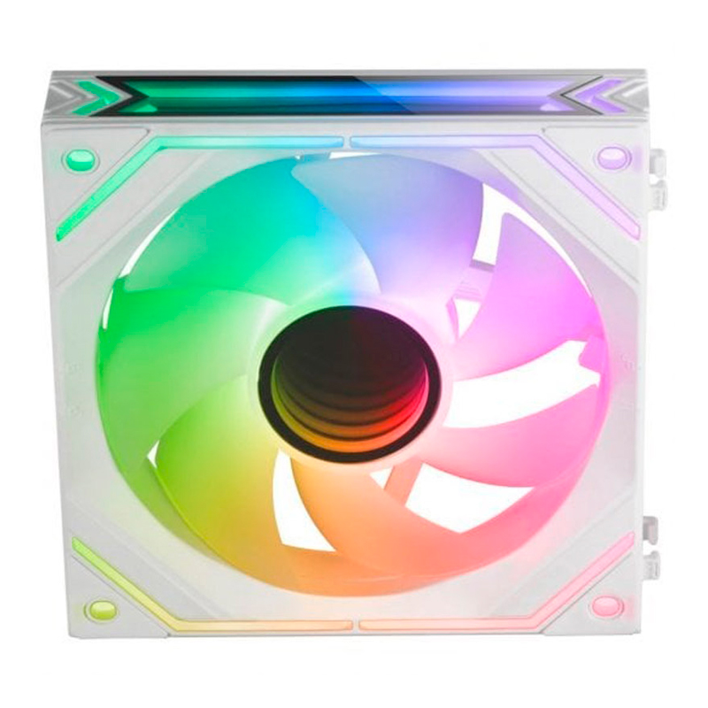 Ventilador Mars Gaming MF-LINKFINITY ARGB 120mm PWM Blanco Modular