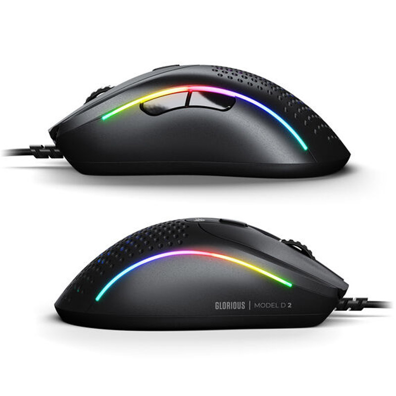 Ratón Glorious Model D 2 RGB 26000 Dpi USB Negro