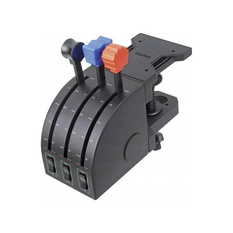 Volante Logitech Flight Yoke System Con Palanca De Mandos Negro
